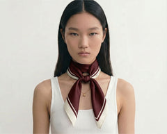 How to Tie a Silk Scarf with a Parisian Knot (European Loop)